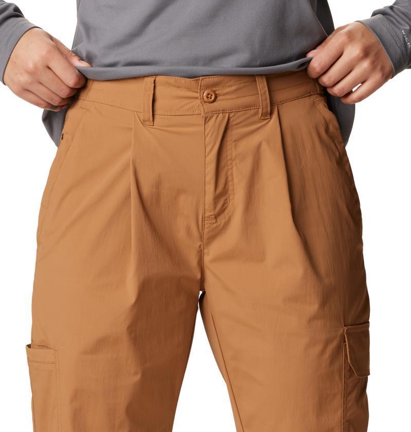 Boundless Trek Pleated Pants, Reg - Womens - Camel Brown 4