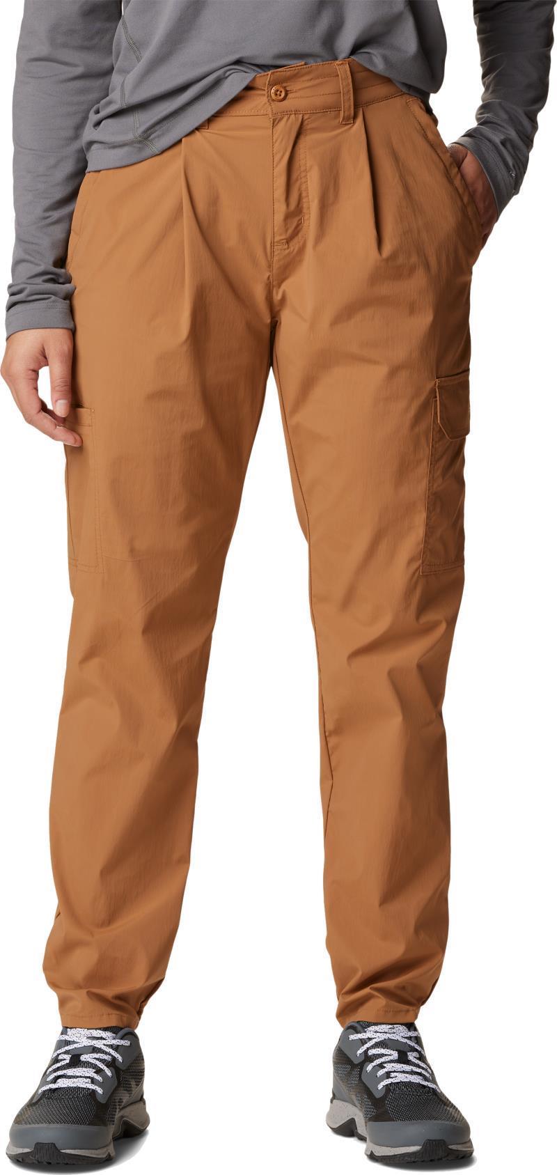 Boundless Trek Pleated Pants, Reg - Womens - Camel Brown 1