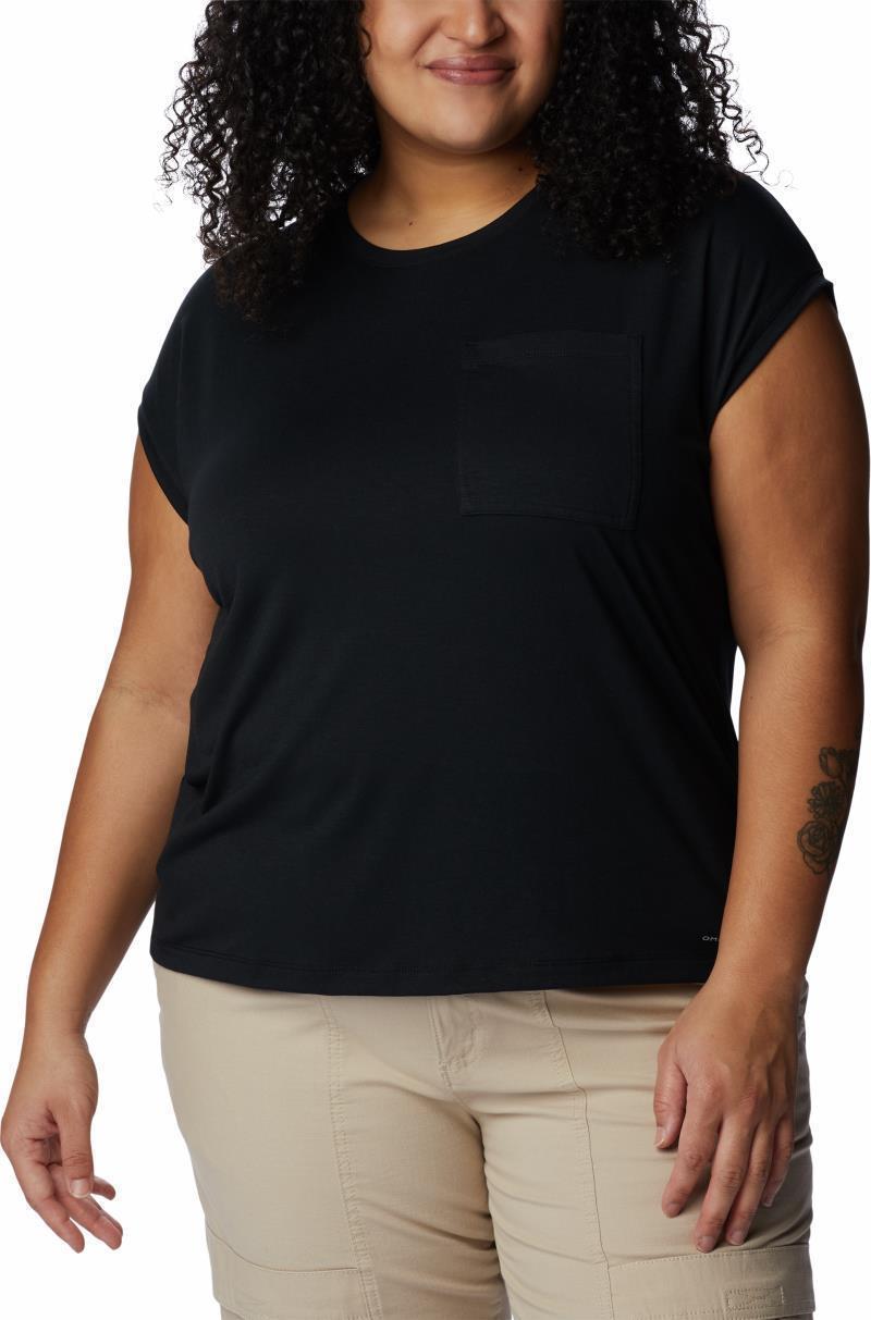 Boundless Trek SS Tee - Plus - Womens - Black 1