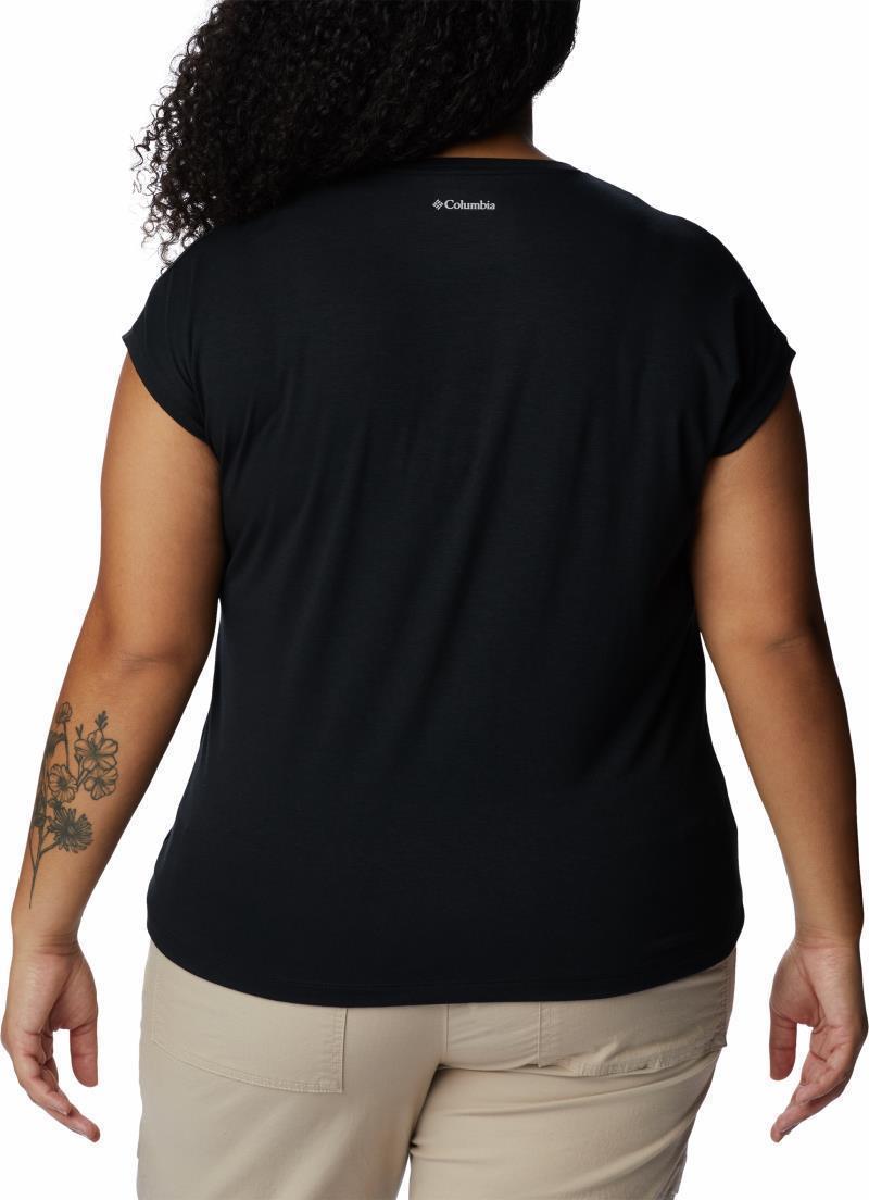Boundless Trek SS Tee - Plus - Womens - Black 2