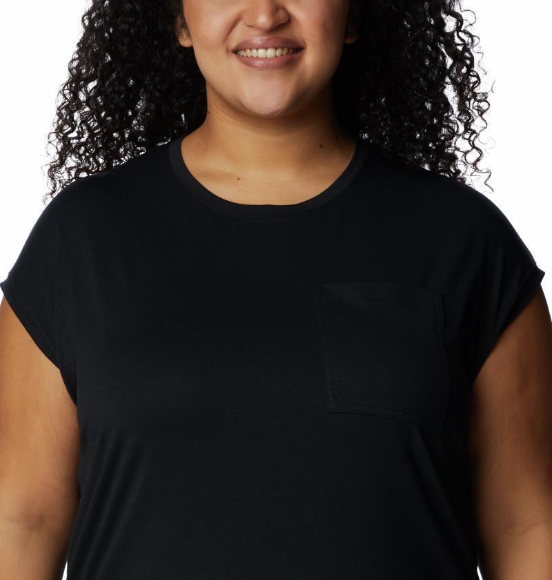 Boundless Trek SS Tee - Plus - Womens - Black 4