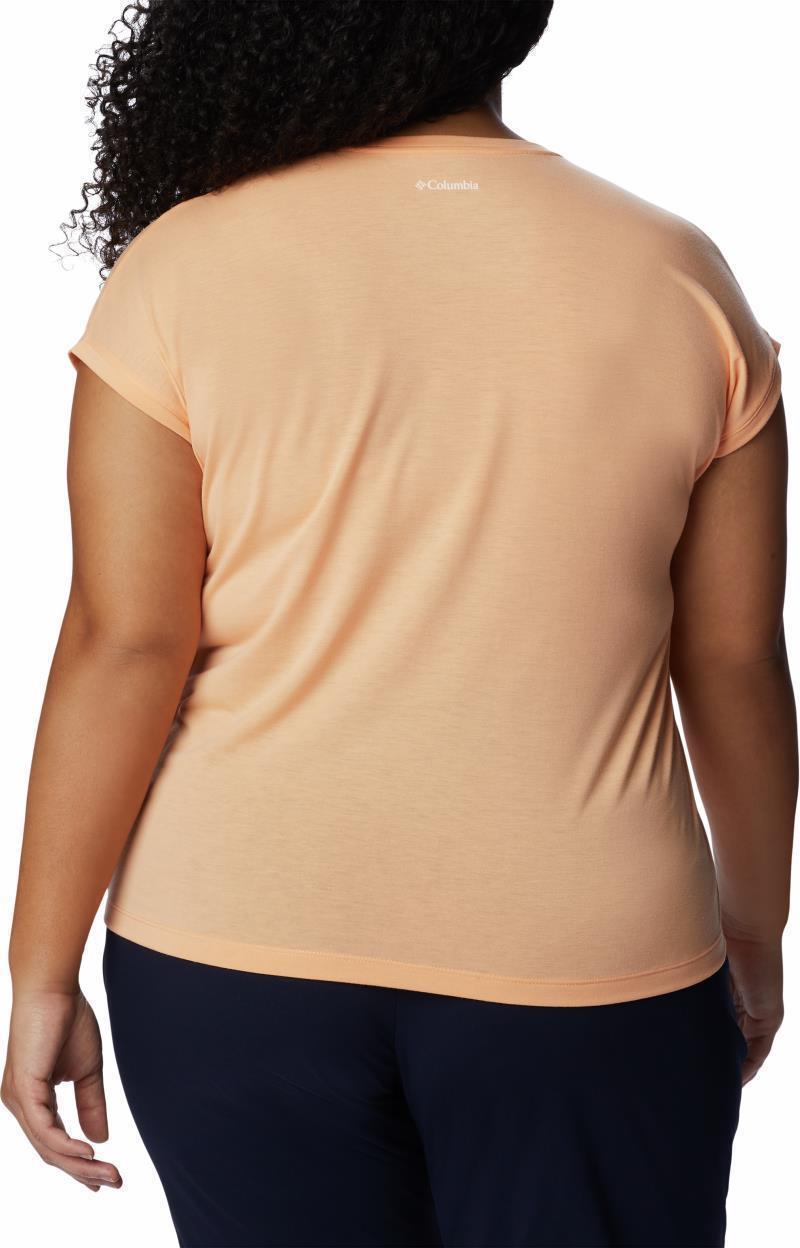 Boundless Trek SS Tee - Plus - Womens - Peach 2