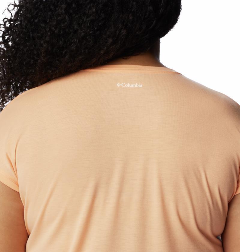 Boundless Trek SS Tee - Plus - Womens - Peach 3