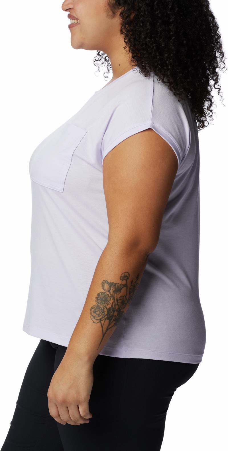 Boundless Trek SS Tee - Plus - Womens - Purple Tint 5
