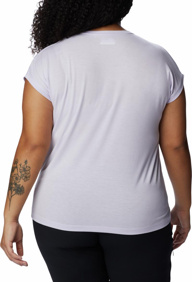 Boundless Trek SS Tee - Plus - Womens - Purple Tint 2