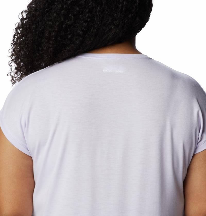 Boundless Trek SS Tee - Plus - Womens - Purple Tint 3