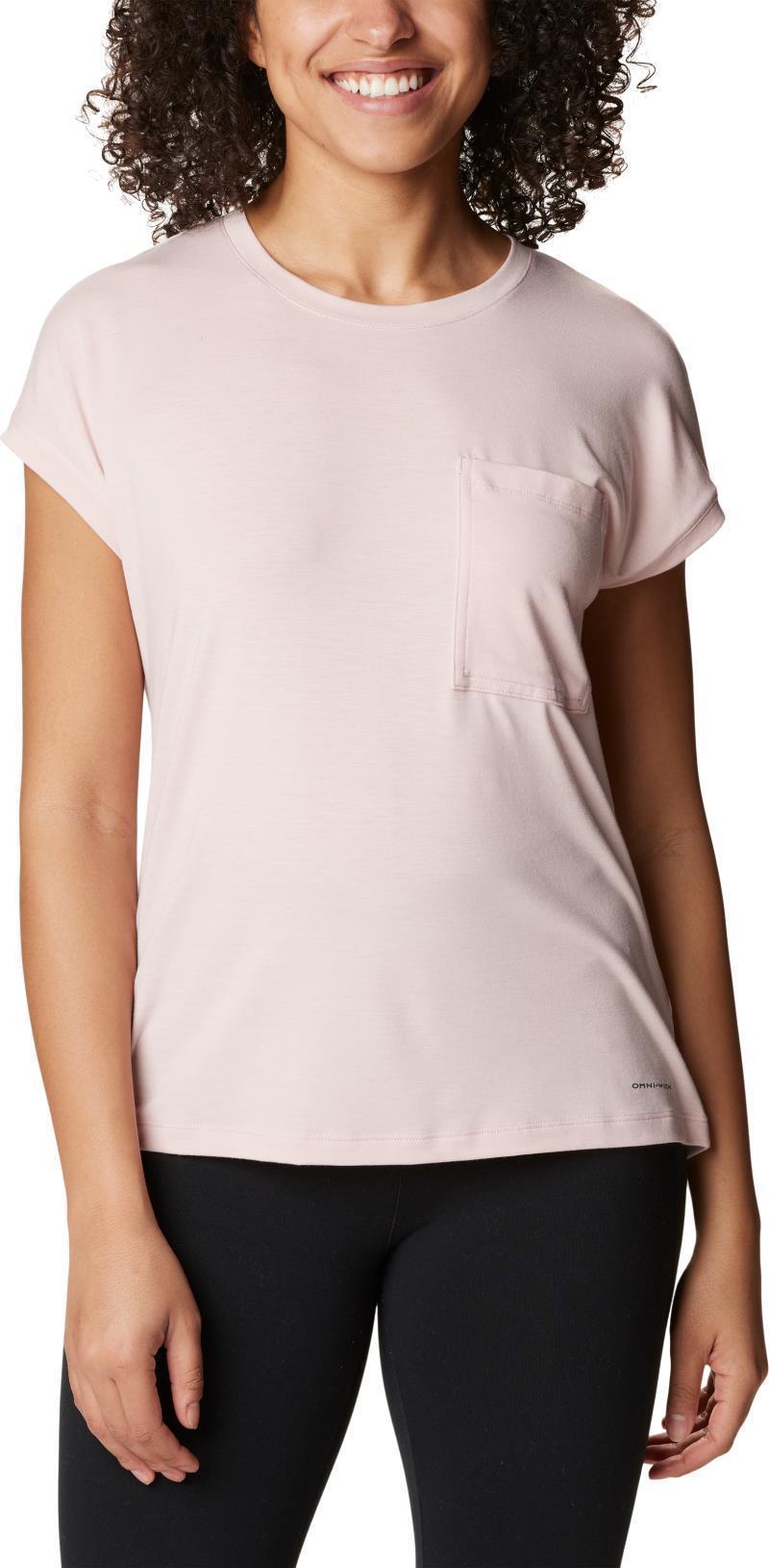 Boundless Trek SS Tee - Womens - Dusty Pink 1