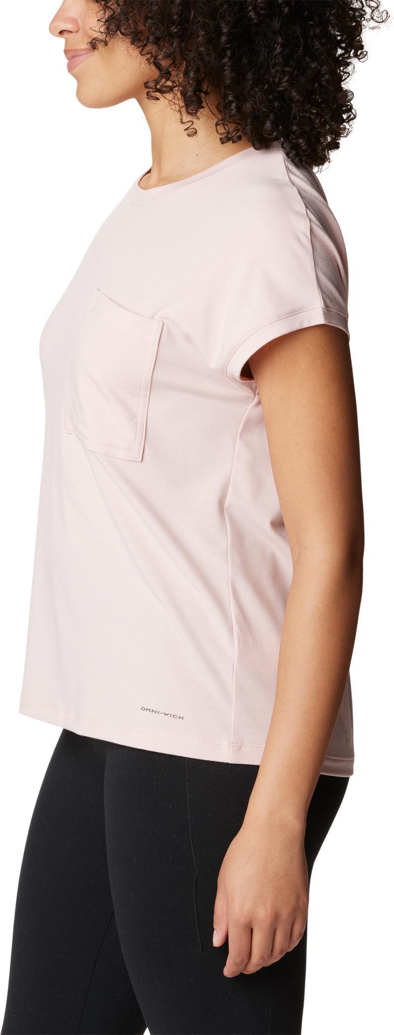 Boundless Trek SS Tee - Womens - Dusty Pink 3