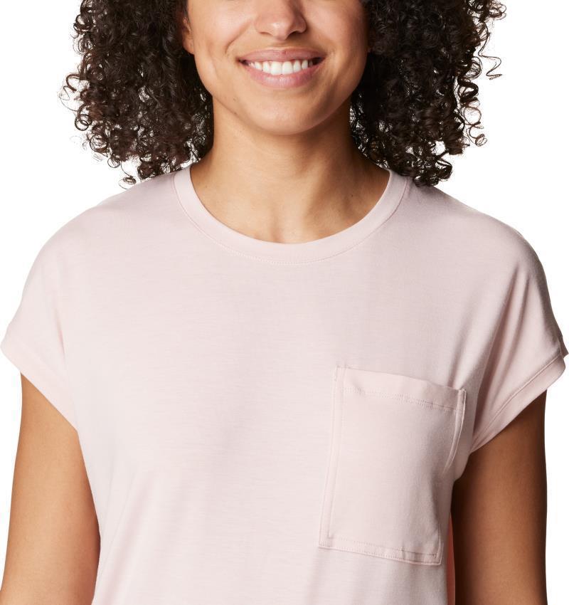 Boundless Trek SS Tee - Womens - Dusty Pink 4