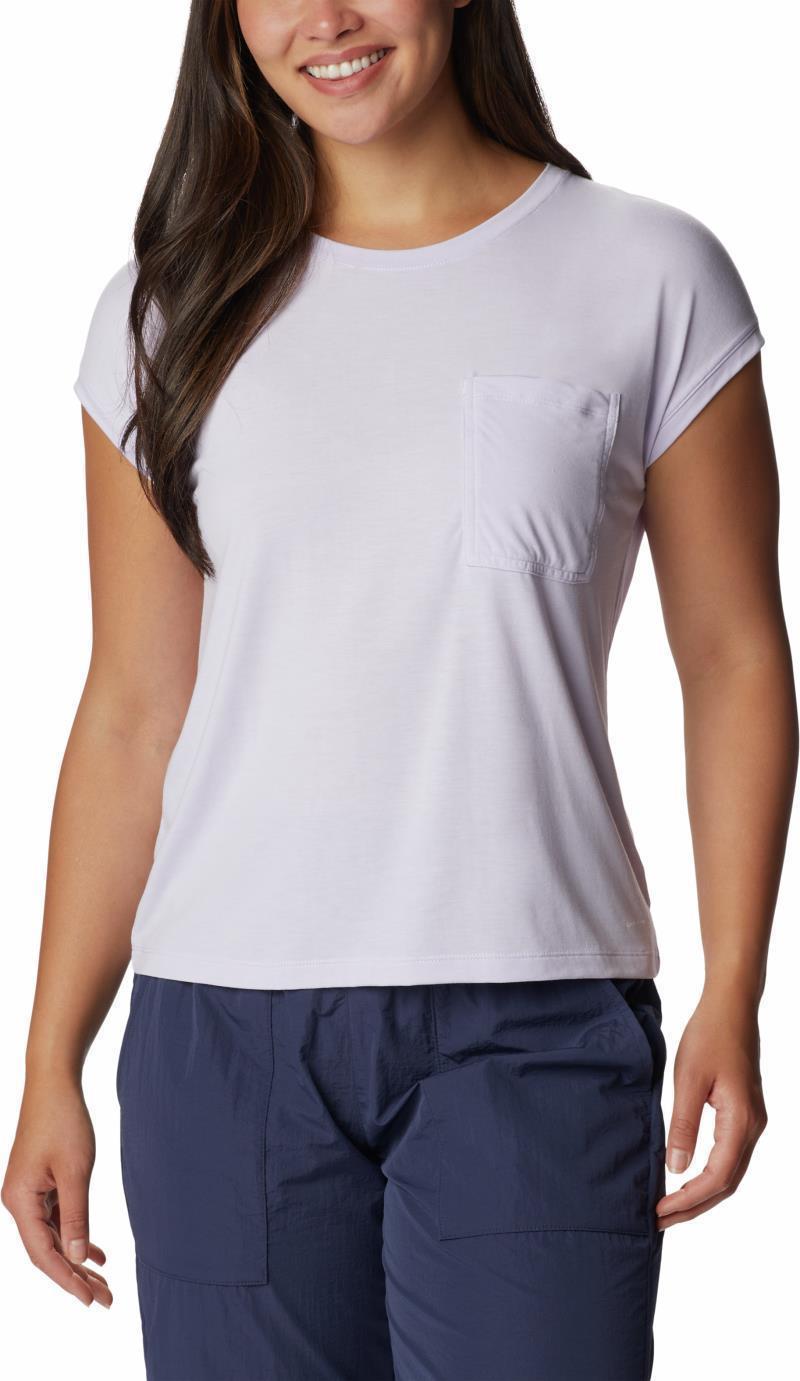 Boundless Trek SS Tee - Womens - Purple Tint 1