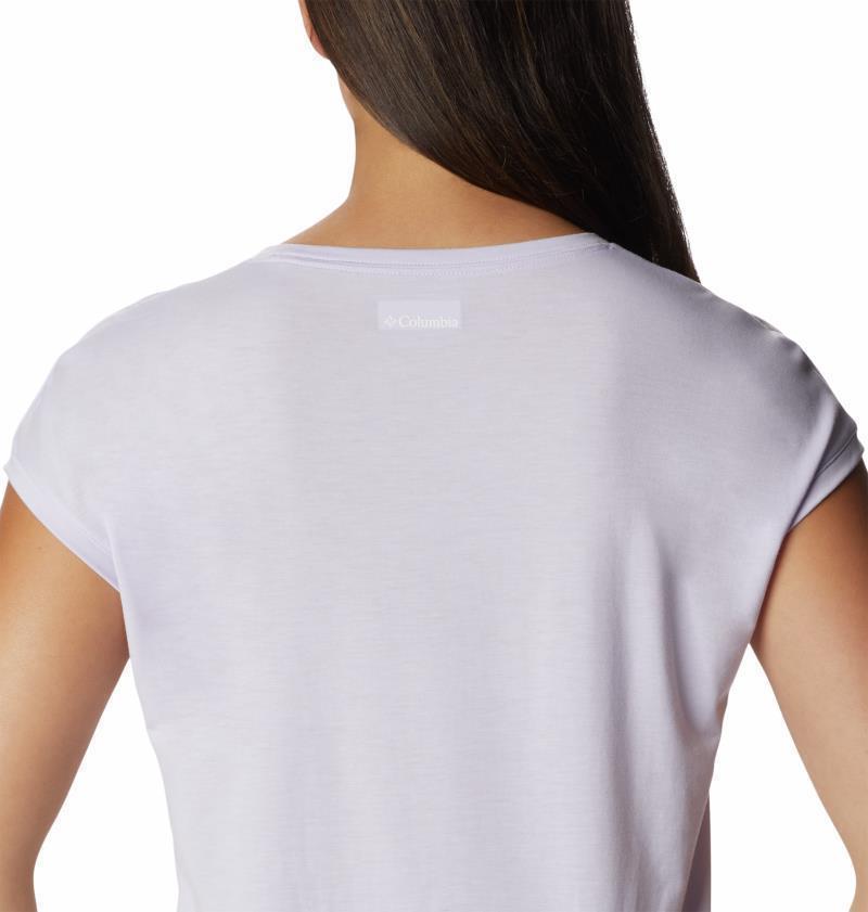 Boundless Trek SS Tee - Womens - Purple Tint 3