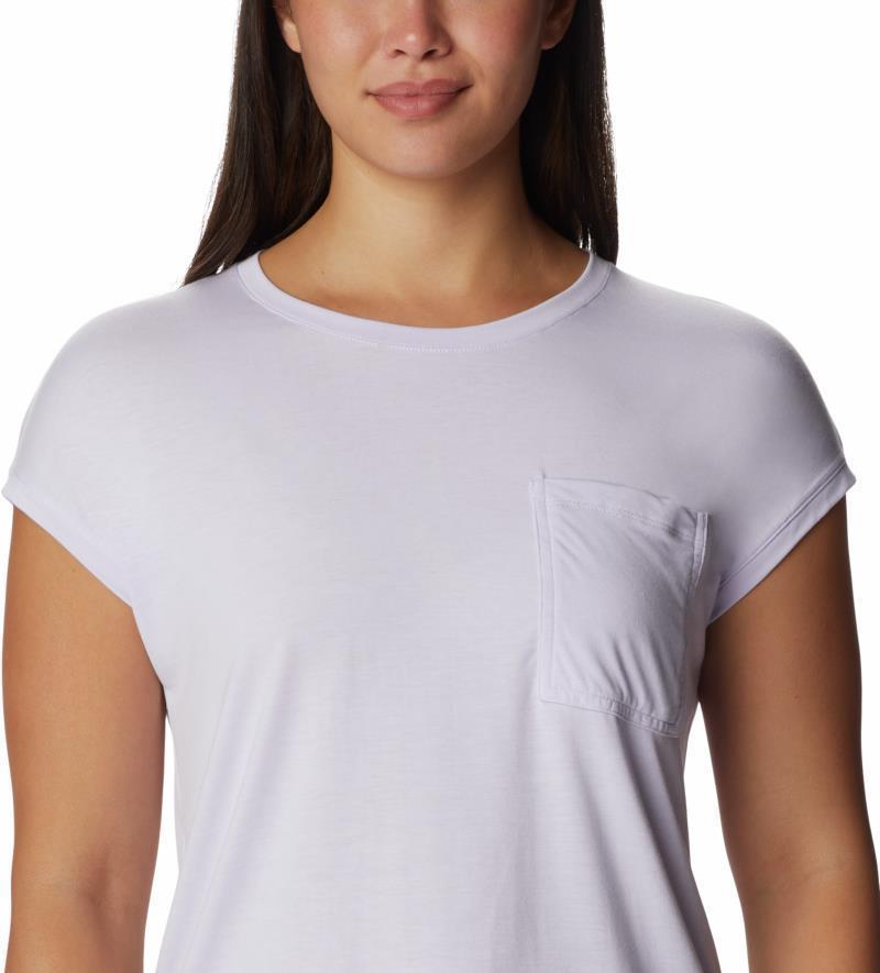 Boundless Trek SS Tee - Womens - Purple Tint 4
