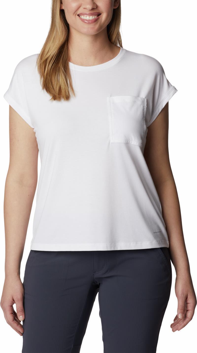 Boundless Trek SS Tee - Womens - White 1