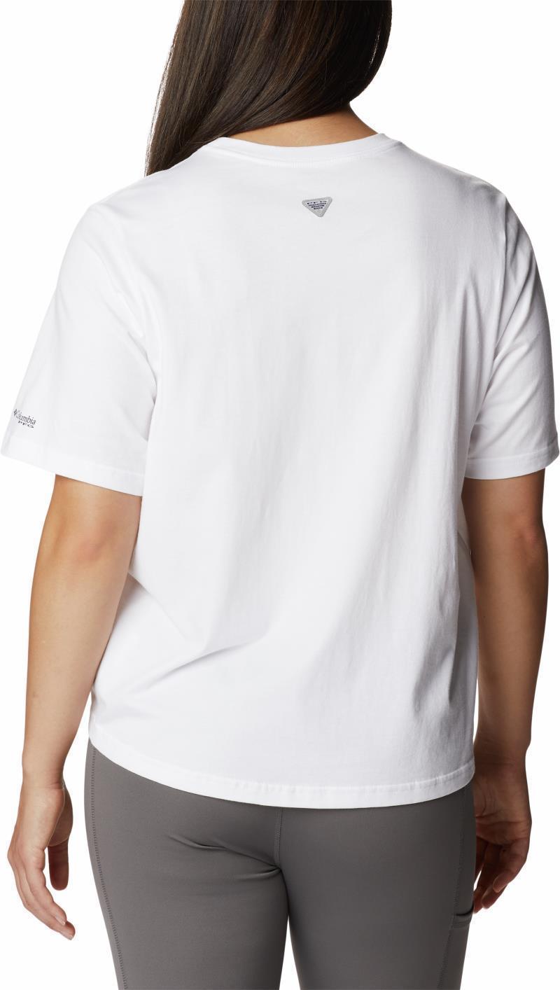 Bramley Bay Relaxed Tee - Womens - White / Fair Weather Graphic 2