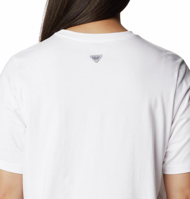 Bramley Bay Relaxed Tee - Womens - White / Fair Weather Graphic 3