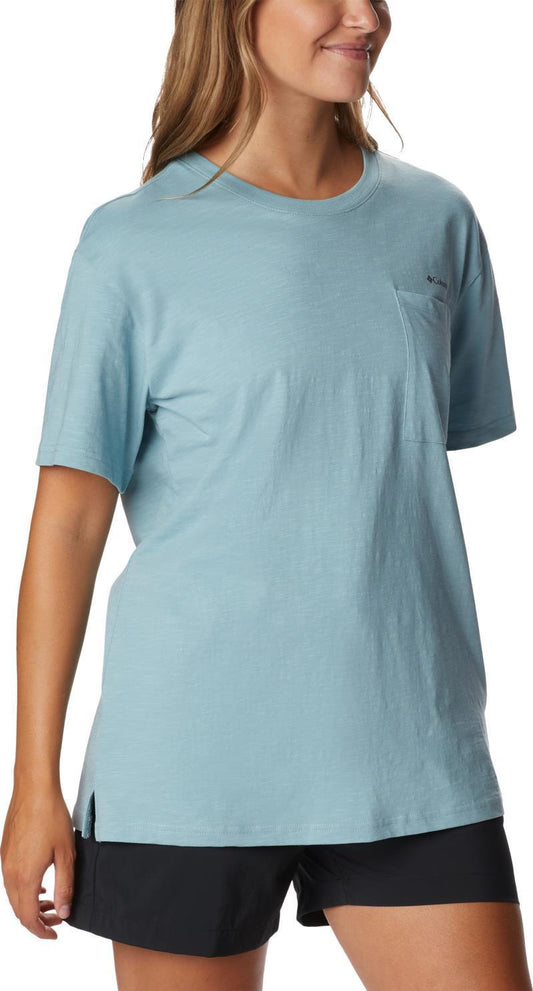 Break It Down Tee - Plus - Womens - Stone Blue 1