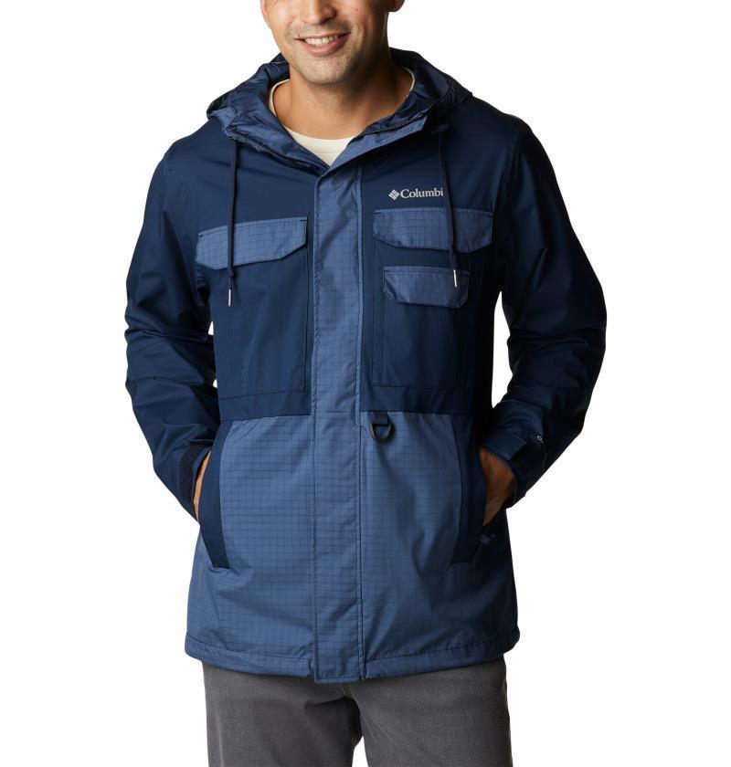 Buckhollow Jacket - Tall - Mens - Collegiate Navy / Dark Mountain Rip Stop 1