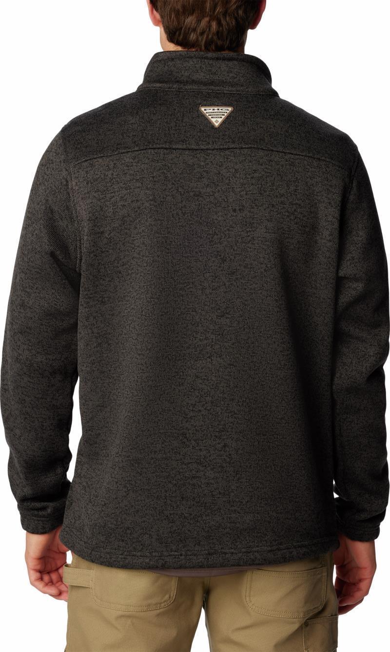 Bucktail 1/4 Zip - Mens - Black Heather / Realtree Edge 2