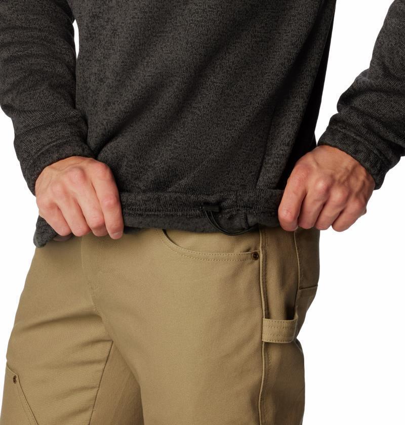 Bucktail 1/4 Zip - Mens - Black Heather / Realtree Edge 3