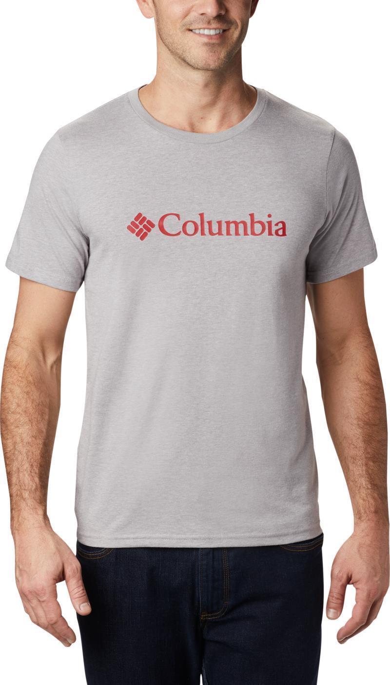CSC Basic Logo SS - Mens - Columbia Grey Heather 1
