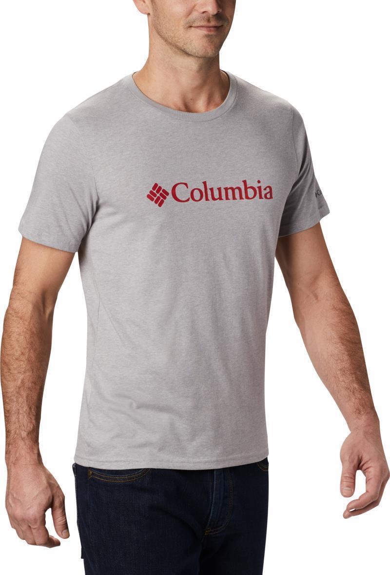 CSC Basic Logo SS - Mens - Columbia Grey Heather 3