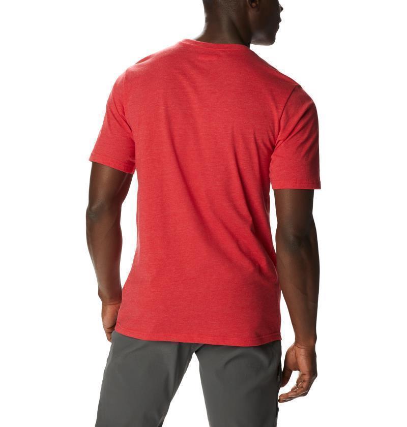 CSC Basic Logo SS - Tall - Mens - Mountain Red Heather / CSC Stacked Logo 2