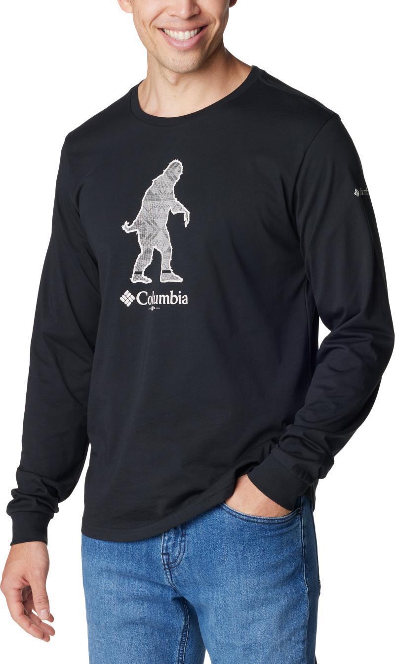 CSC Seasonal Logo LS Tee - Mens - Black / Sasquatch Graphic 3