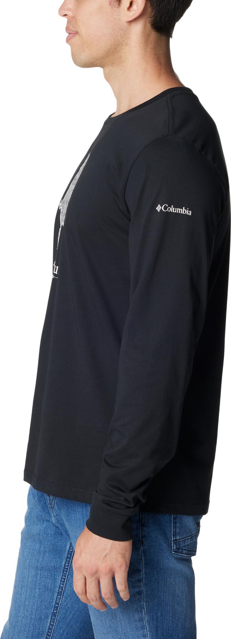 CSC Seasonal Logo LS Tee - Mens - Black / Sasquatch Graphic 4