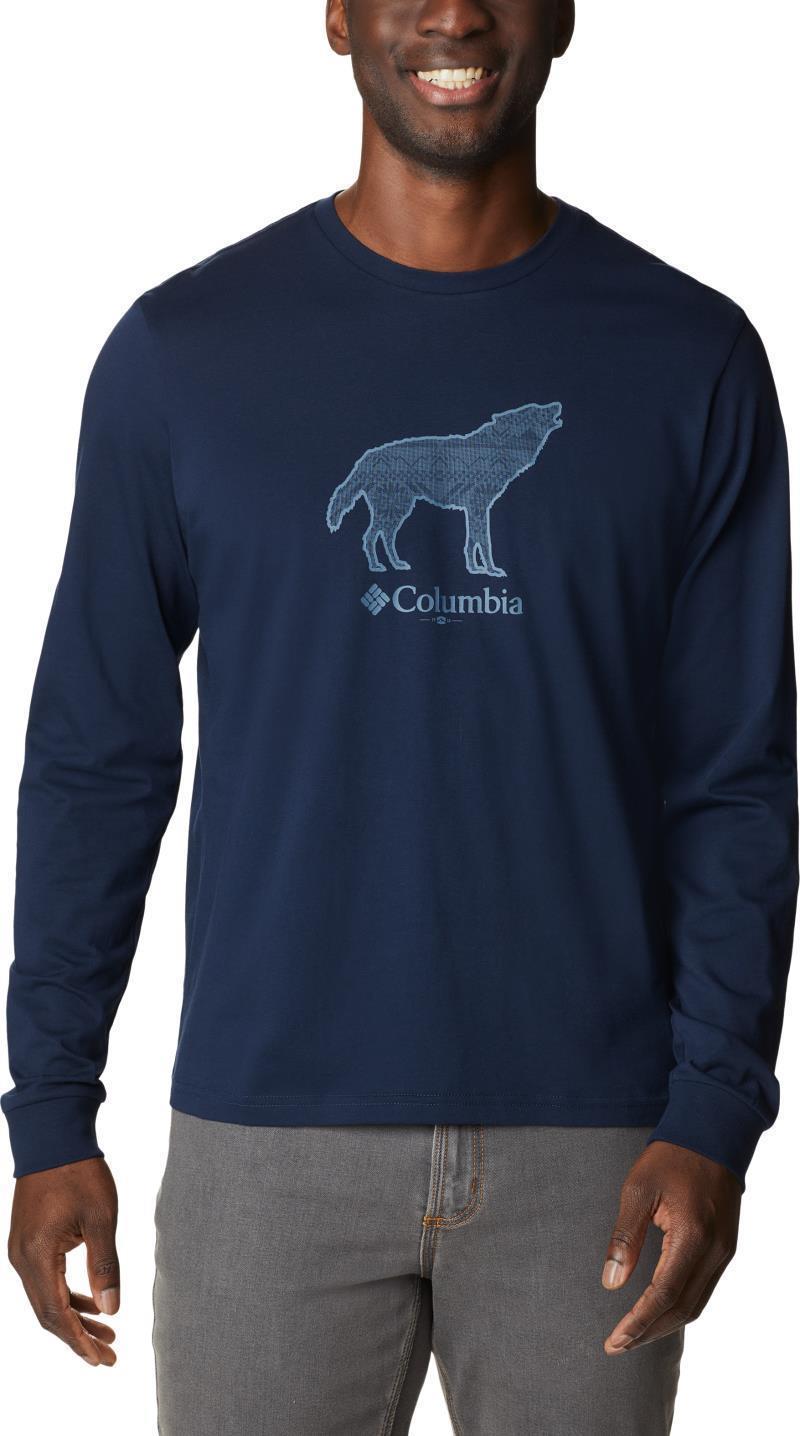 CSC Seasonal Logo LS Tee - Mens - Collegiate Navy / Howler Graphic 1