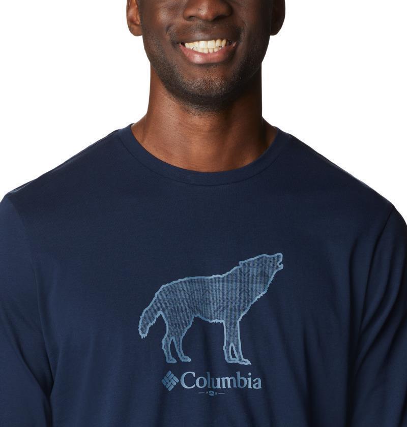 CSC Seasonal Logo LS Tee - Mens - Collegiate Navy / Howler Graphic 5