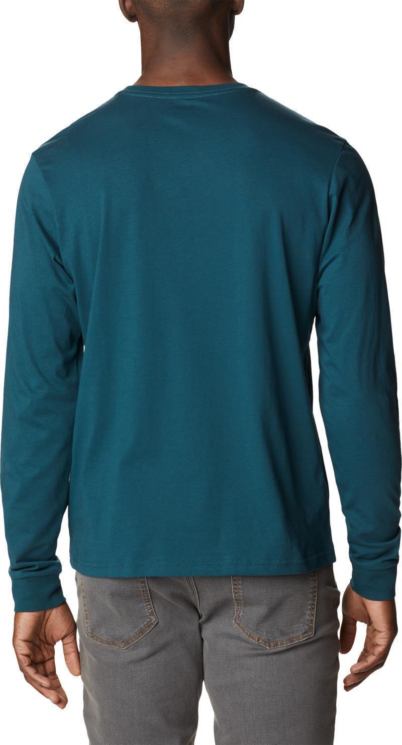 CSC Seasonal Logo LS Tee - Mens - Night Wave / Sasquatch Graphic 2