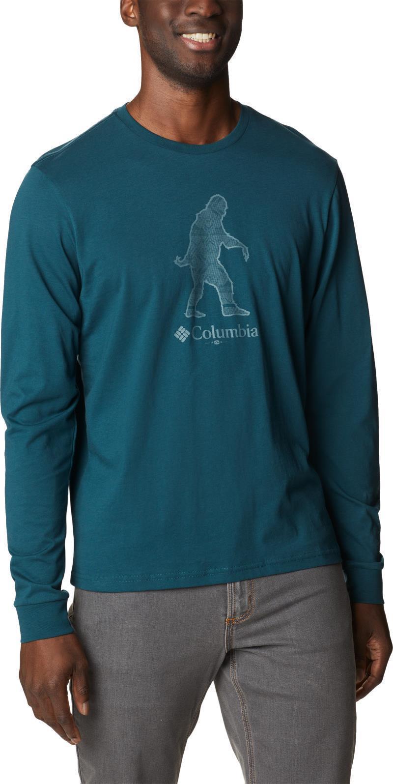 CSC Seasonal Logo LS Tee - Mens - Night Wave / Sasquatch Graphic 3