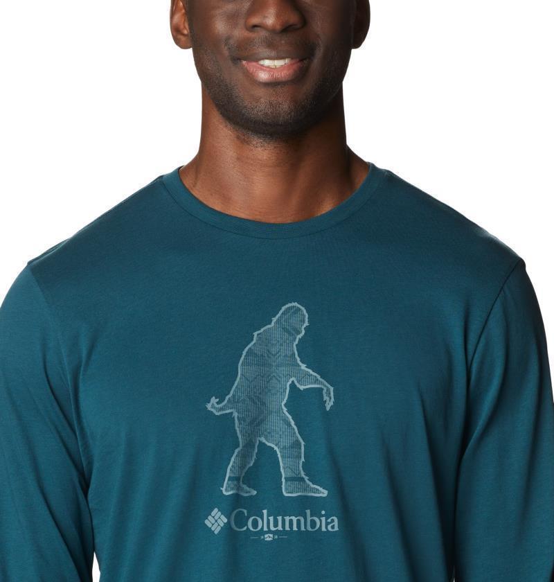 CSC Seasonal Logo LS Tee - Mens - Night Wave / Sasquatch Graphic 5