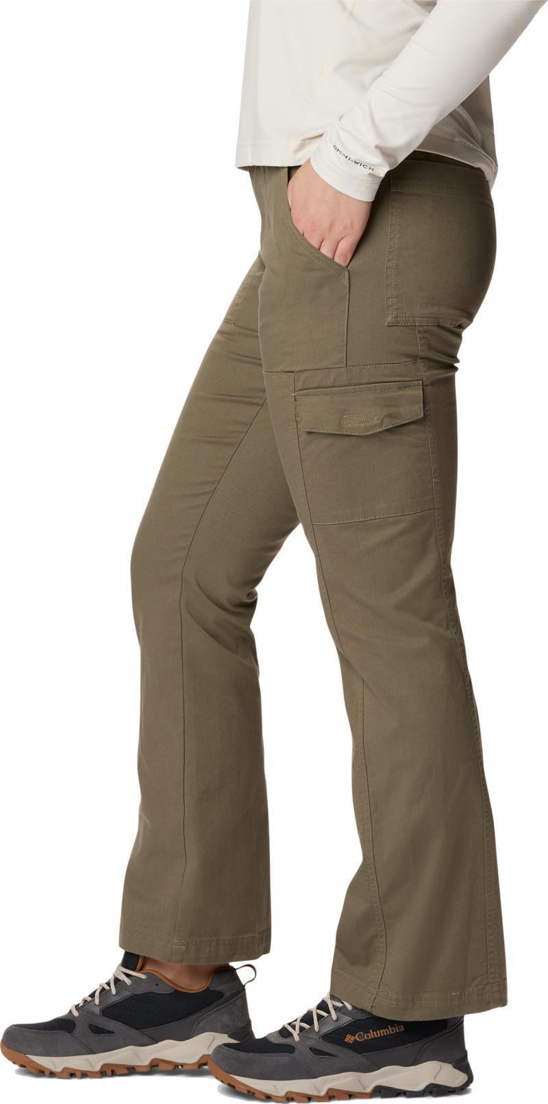 Calico Basin Cotton Pants, Reg - Womens - Stone Green 2