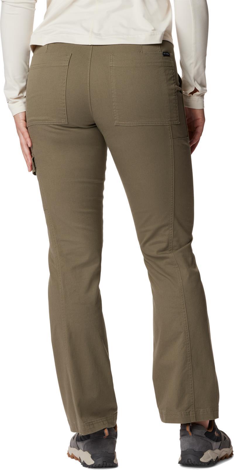 Calico Basin Cotton Pants, Reg - Womens - Stone Green 3