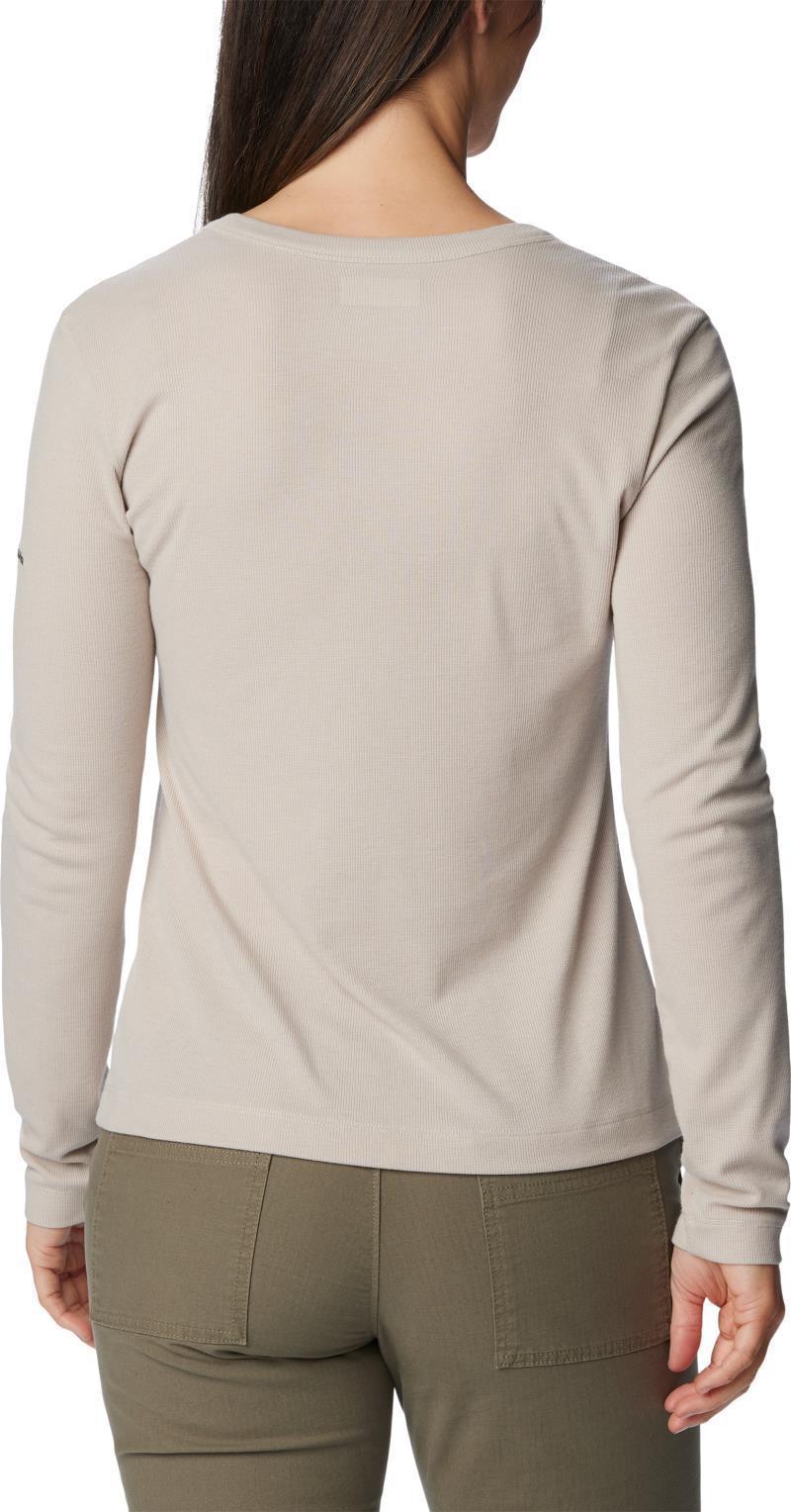 Calico Basin Ribbed LS Shirt - Womens - Dark Stone 2