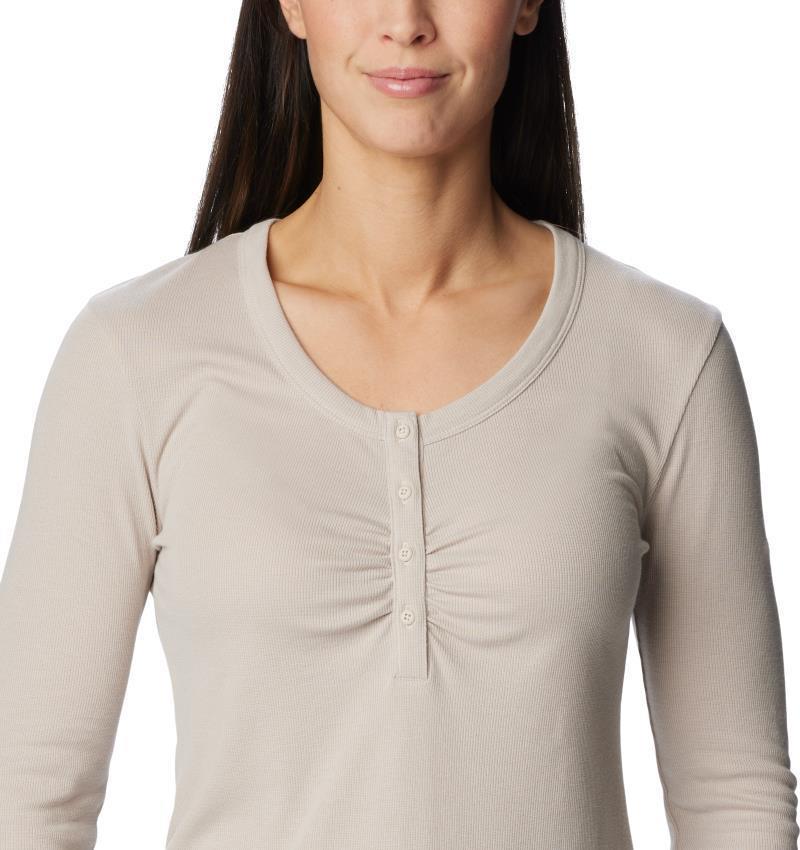 Calico Basin Ribbed LS Shirt - Womens - Dark Stone 5