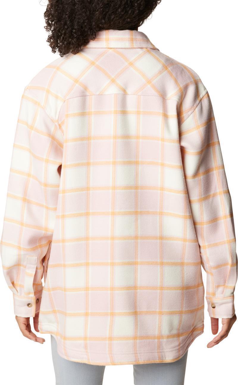 Calico Basin Shirt Jacket - Womens - Sunset Peach Buffalo Ombre 2