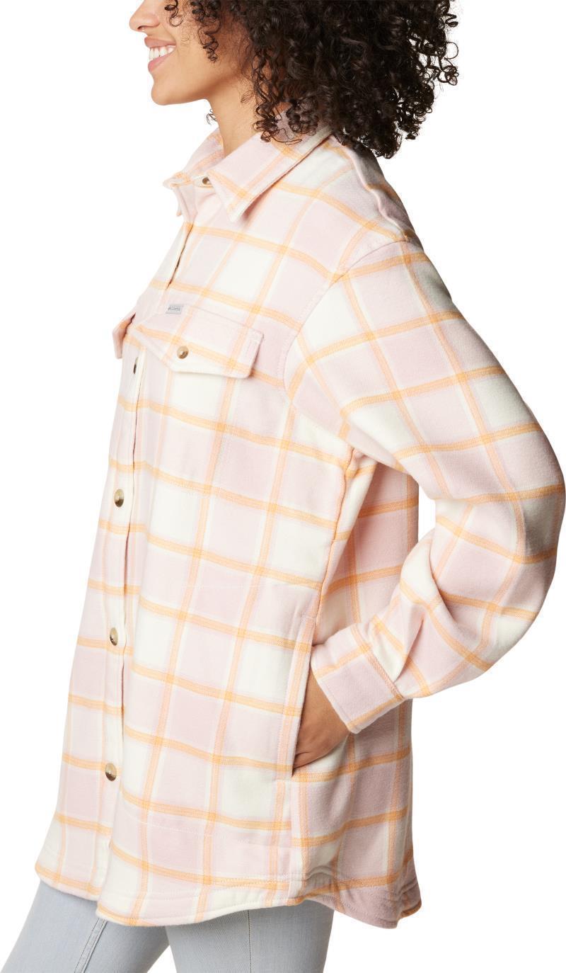 Calico Basin Shirt Jacket - Womens - Sunset Peach Buffalo Ombre 5