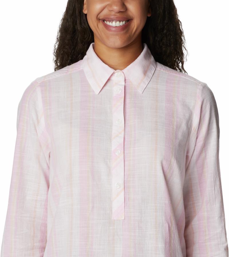 Camp Henry II Tunic - Womens - Wild Rose / Blocky Stripe 4