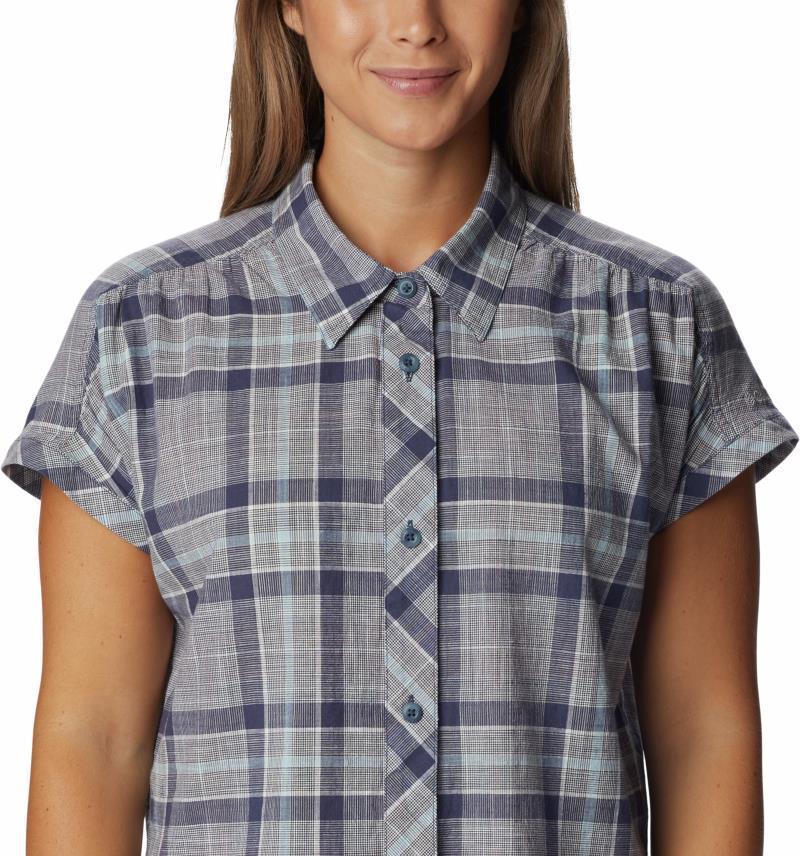 Camp Henry IV SS Shirt - Womens - Nocturnal / Multi Plaid 4