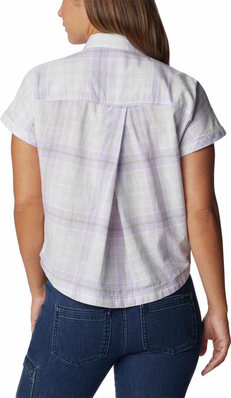 Camp Henry IV SS Shirt - Womens - Purple Tint / Multi Plaid 2