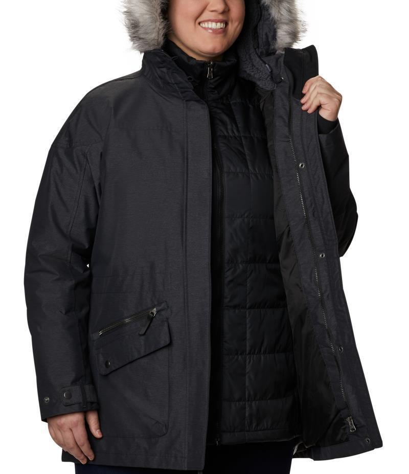 Carson Pass Interchange Jacket - Plus - Womens - Black 2