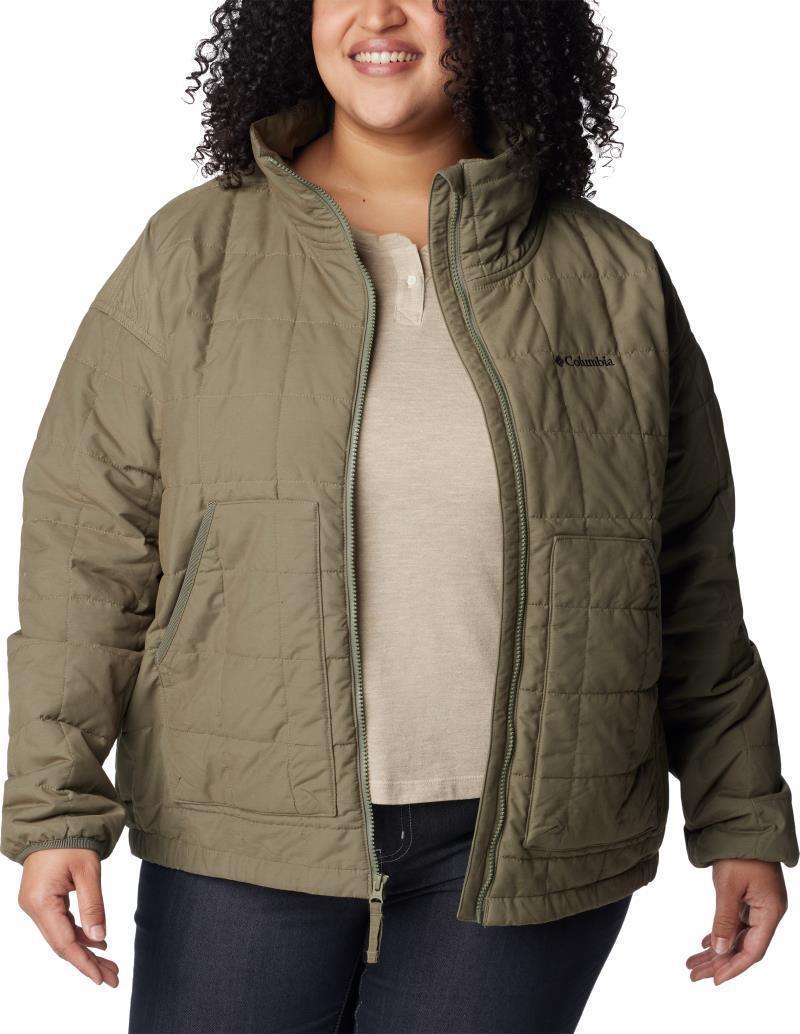 Chatfield Hill II Jacket - Plus - Womens - Stone Green 3