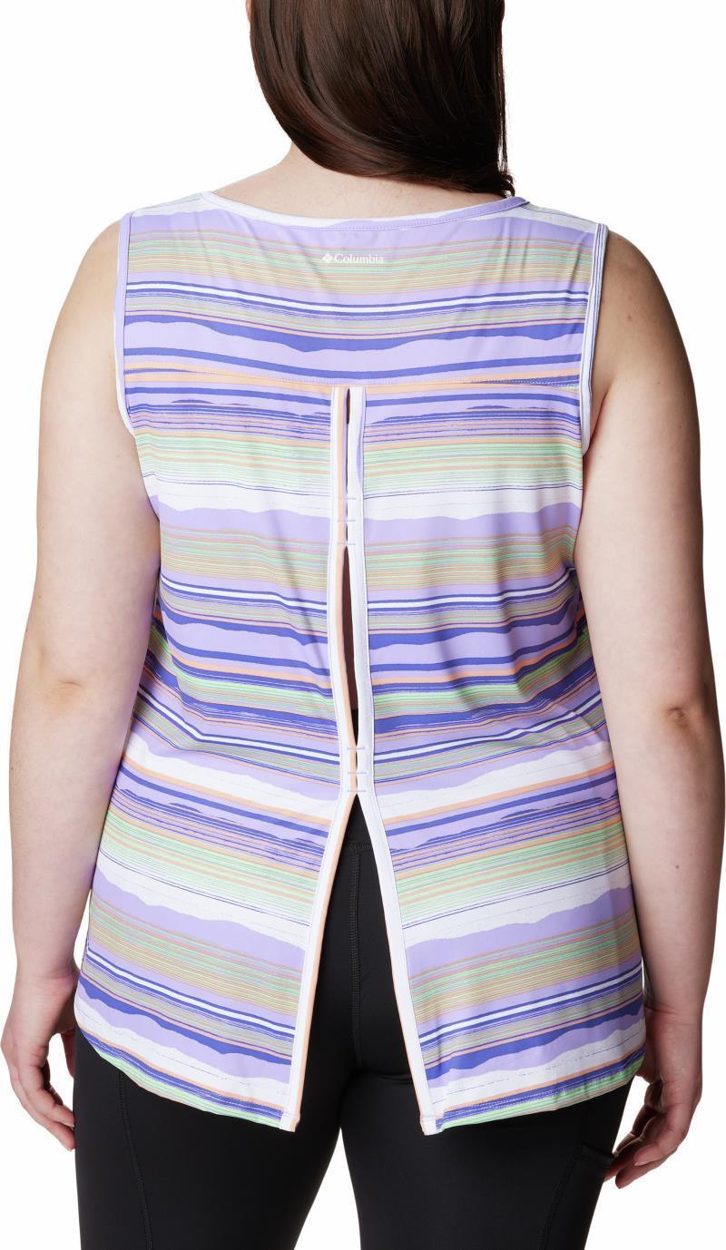 Chill River Tank - Plus - Womens - Frosted Purple / Horizons Stripe Multi 2