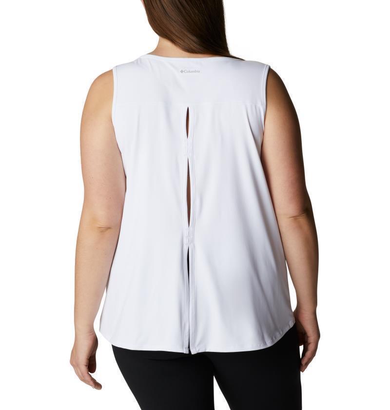 Chill River Tank - Plus - Womens - White 2