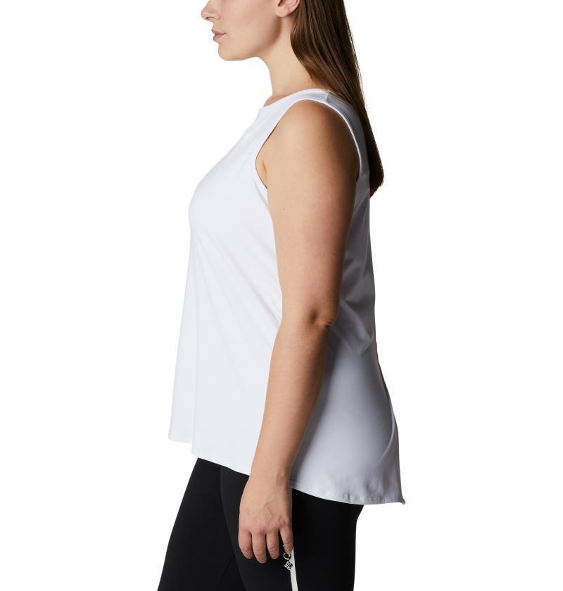 Chill River Tank - Plus - Womens - White 3