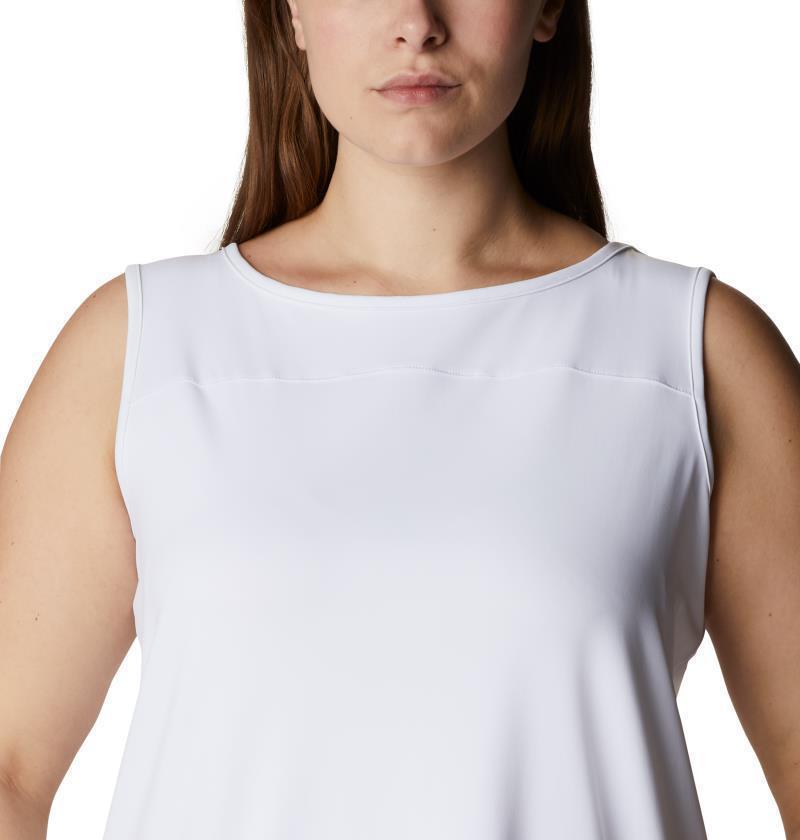 Chill River Tank - Plus - Womens - White 4