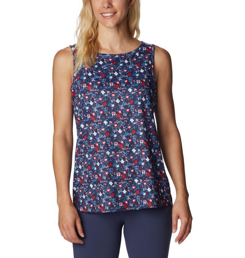 Chill River Tank - Womens - Nocturnal / Mini Hibiscus 1