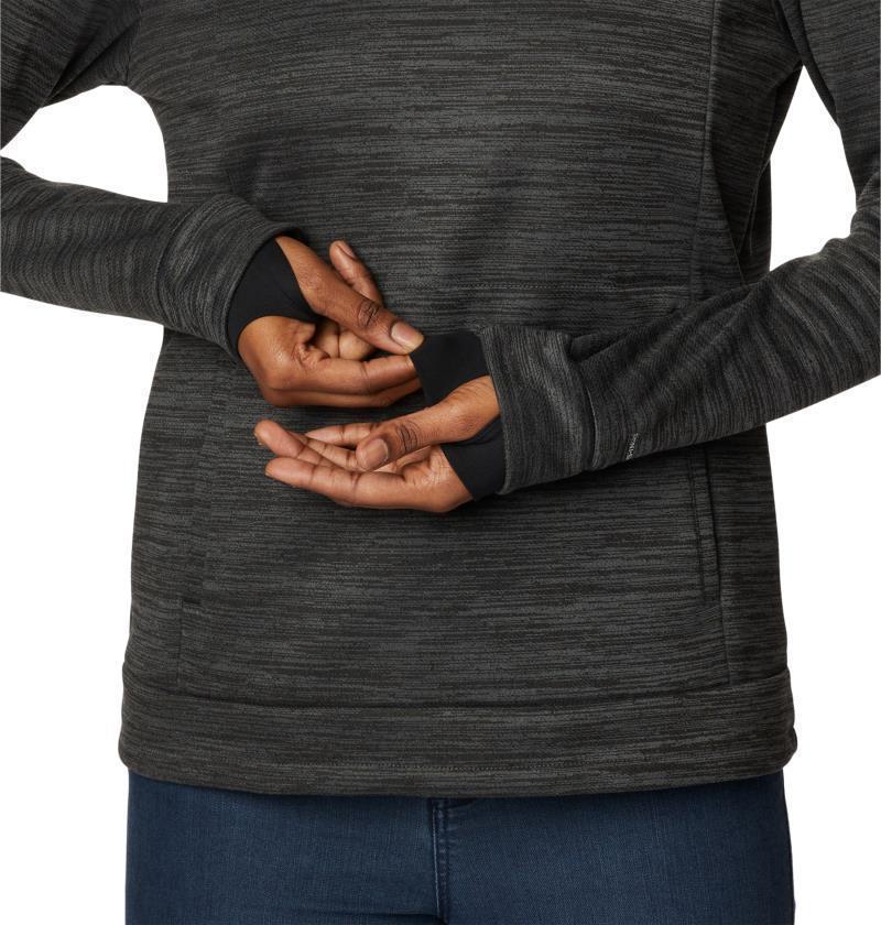 Claudia Ridge Fleece - Womens - Black Heather 4